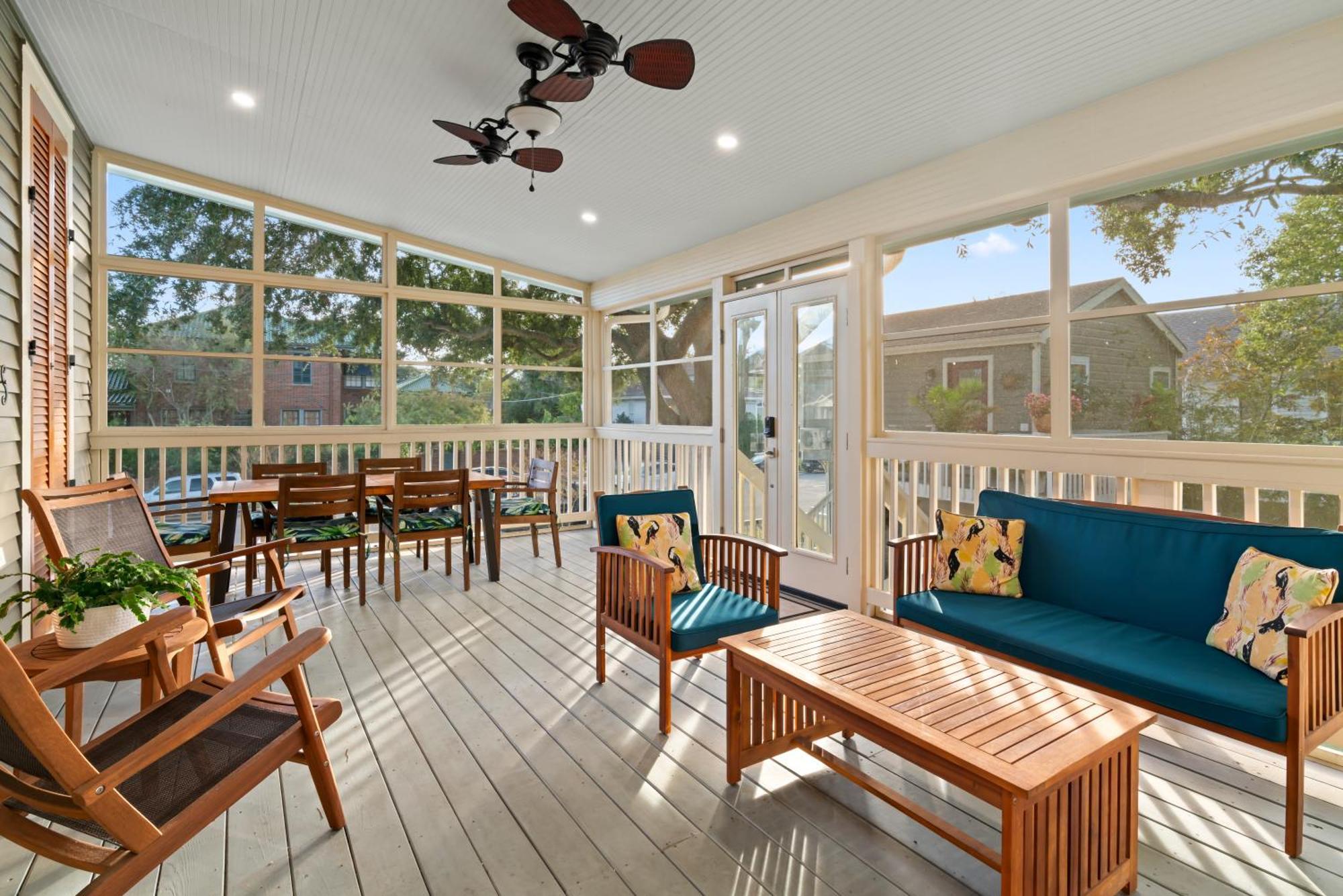 Historic Galveston Family Beach Home With 3 King Beds Exterior foto